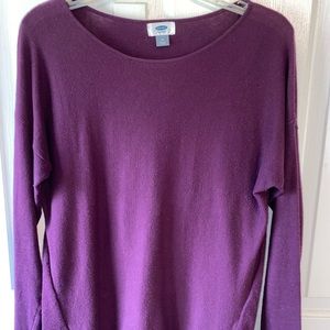 Old navy dark purple sweater